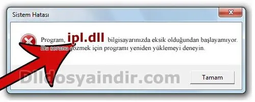 ipl.dll hatası