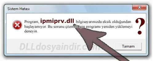 ipmiprv.dll hatası