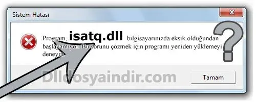 isatq.dll hatası