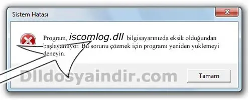 iscomlog.dll hatası