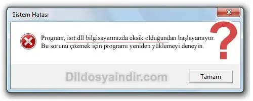 isrt.dll hatası