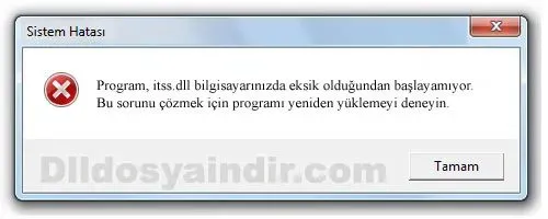 itss.dll hatası