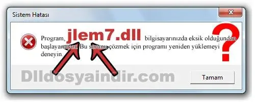 jlem7.dll hatası