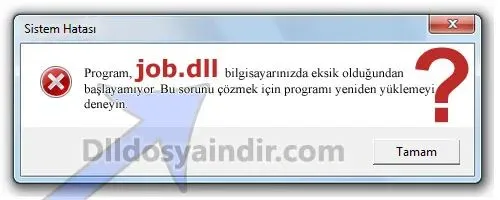 job.dll hatası