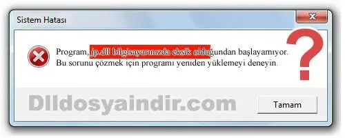 jp.dll hatası