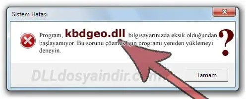 kbdgeo.dll hatası