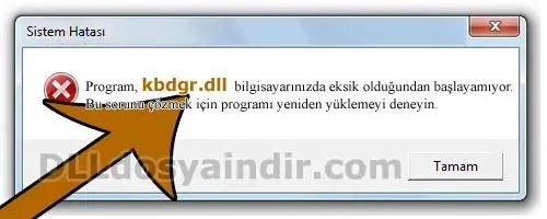 kbdgr.dll hatası