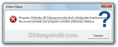kbdindev.dll hatası