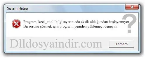 keel_xt.dll hatası