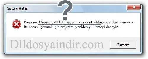l2gpstore.dll hatası