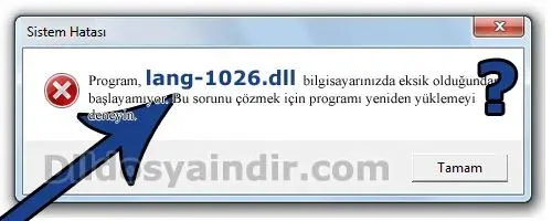 lang-1026.dll hatası