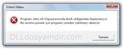 latex.dll hatası