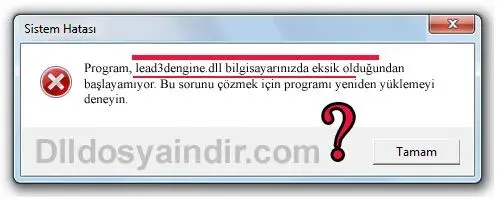 lead3dengine.dll hatası