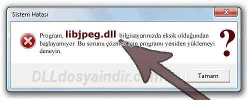 libjpeg.dll hatası