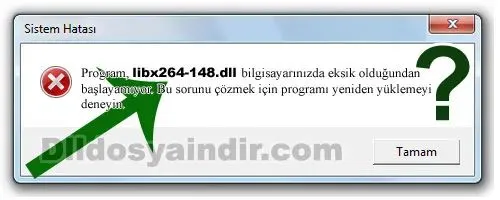 libx264-148.dll hatası