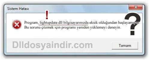 lightupdate.dll hatası