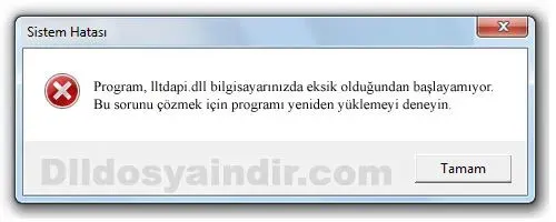 lltdapi.dll hatası