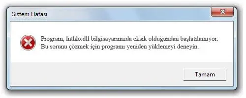 lnthlo.dll hatası