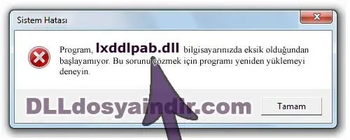 lxddlpab.dll hatası