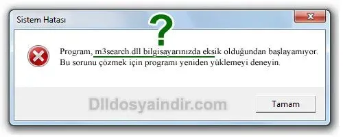 m3search.dll hatası