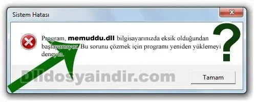 memuddu.dll hatası