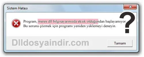meres.dll hatası