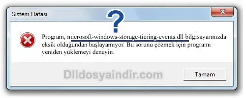 microsoft-windows-storage-tiering-events.dll hatası