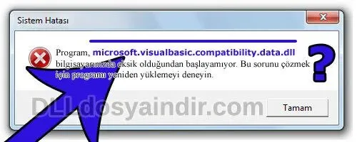 microsoft.visualbasic.compatibility.data.dll hatası