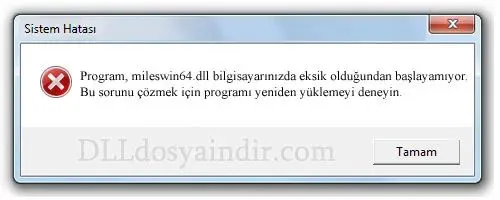 mileswin64.dll hatası
