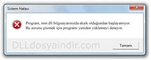 mm.dll hatası
