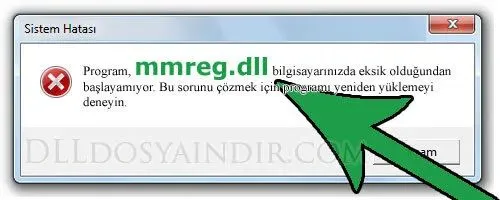 mmreg.dll hatası