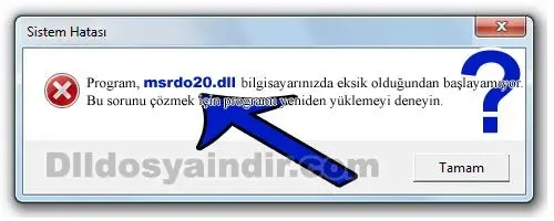 msrdo20.dll hatası