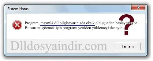msxml4.dll hatası