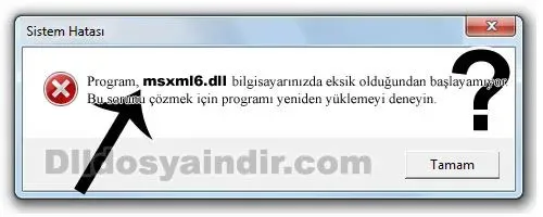 msxml6.dll hatası