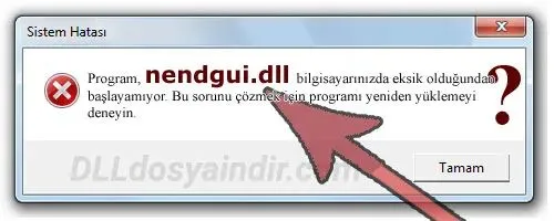nendgui.dll hatası