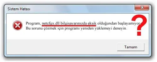 netcfgx.dll hatası