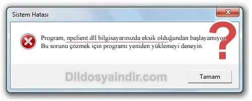 npclient.dll hatası