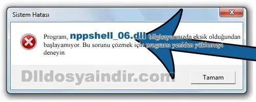 nppshell_06.dll hatası