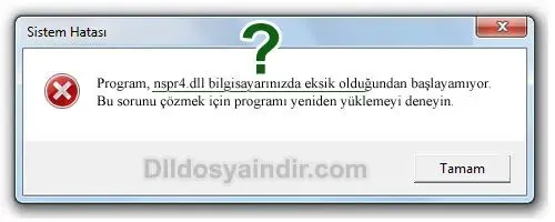 nspr4.dll hatası