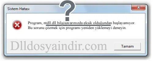 ntdll.dll hatası