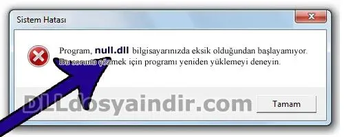 null.dll hatası