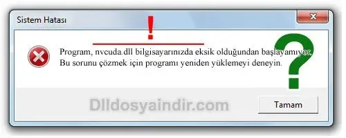 nvcuda.dll hatası