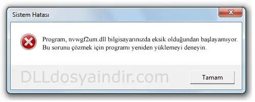 nvwgf2um.dll hatası