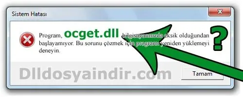 ocget.dll hatası