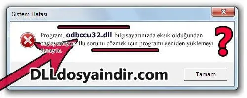 odbccu32.dll hatası