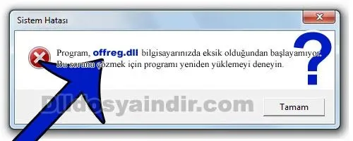 offreg.dll hatası