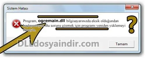 ogremain.dll hatası