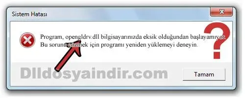 opengldrv.dll hatası