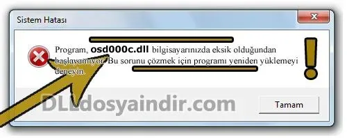osd000c.dll hatası