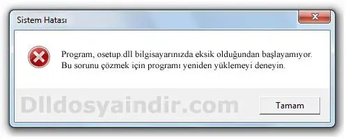 osetup.dll hatası